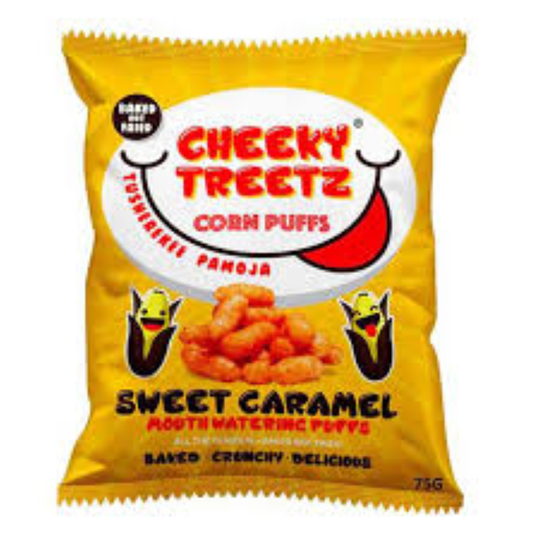 CHEEKY TREETZ CARAMEL PUFF 75G